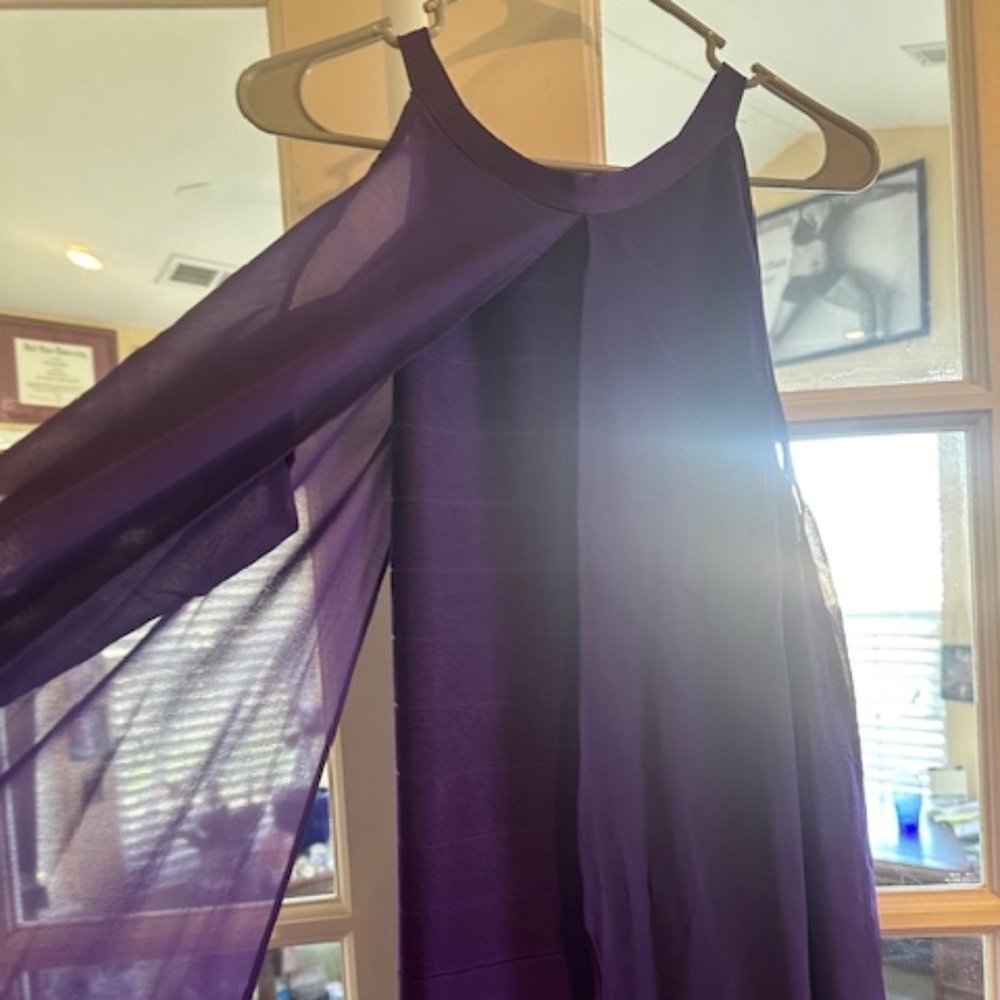 Venus Purple Knit Dress